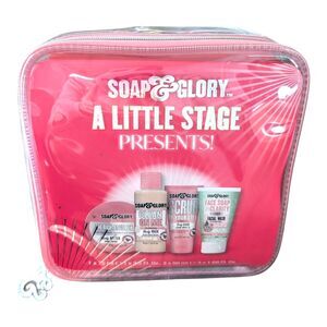 Soap & Glory 5 Piece Travel Gift Set A Little Stage Presents With Travel Bag 🎁